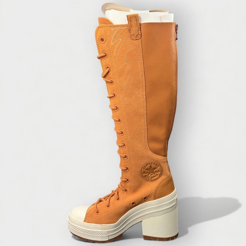 Converse Chuck 70 De Luxe Heel XXHi Western Platform Boots Women 7 - Picture 3 of 14
